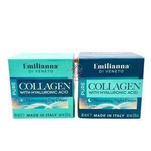 Emilianna DI VENETO Collagen Hyaluronic Acid Anti-Aging Day Cream + Night Cream